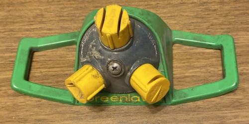 vintage greenlawn metal sprinkler