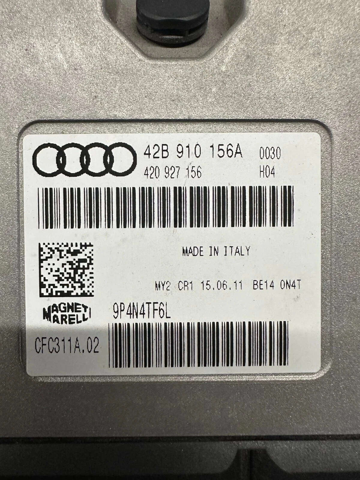 2011-2013 AUDI R8 5.2L Manual Transmission Module Control Unit - 42B 910 156A