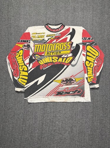 Maillot Vintage Années 80 Style Kawasaki Motocross MX Enduro AHRMA Moto