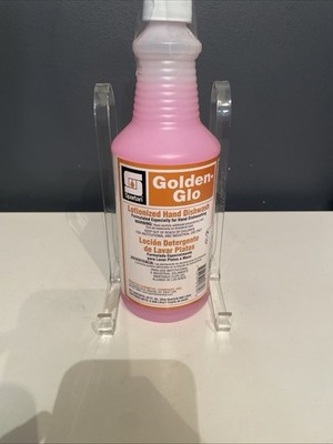 Lot of 10 Spartan Golden-Glo Lotionized Hand Dishwash Soap 32oz Institutional