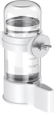 Bird Water Dispenser, Automatic Water Feeder, Plastic Cage Water Dispenser, Whit