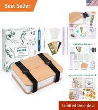 Professional Flower Press Kit 6 Layers 6.3 x 8.3 inch, Flower Pressing Kit fo...