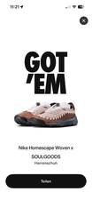 SoulGoods × Nike Air Footscape Woven Medium Brown HM6961-001 Herren Gr.