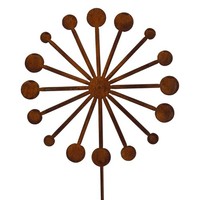 Rost Gartenstecker Pusteblume 115 Cm Hoch Edelrost Gartendeko Metall Garten Deko