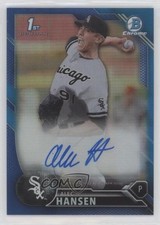 2016 Bowman Draft Chrome Pick Blue Refractor /150 Alec Hansen #CDA-AH Auto 0jf4