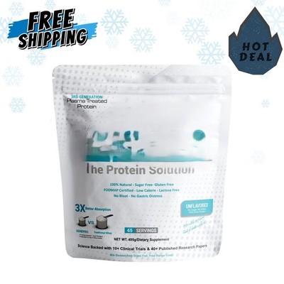 Unflavored whey isolate protein powder, lactose-free, gluten-free, non-gmo
