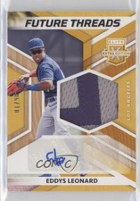 2022 Panini Elite Extra Edition Gold 6/10 Eddys Leonard #FTS-EL Auto uk2