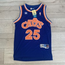 Vintage Cleveland Cavs NBA SEWN Adidas #25 Mark PRICE Jersey RARE XS NEW 
