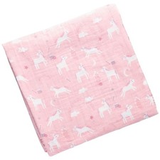Muslin Swaddle Blanket for Baby Girls and Boys Newborn Receiving Swaddling 100