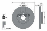 2 X Bremsscheibe Textar 92159905 FüR Audi A4 A4 Avant