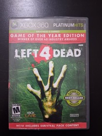 Left 4 Dead 1 And 2 Platinum Hits Bundle Xbox 360 Lot CIB Complete Tested 
