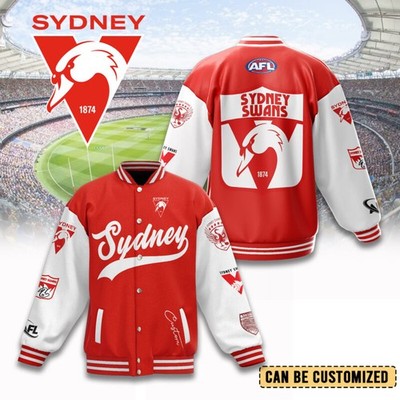 Swans Personalized Baseball Jacket Gifts For Fans