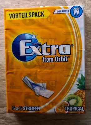 Wrigley's Extra From Orbit Tropical Ohne Zucker. Rarität 