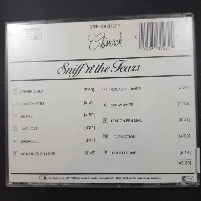 SNIFF 'N' THE TEARS Retrospective WGER VG/EX(CD) - Bild 4 von 4