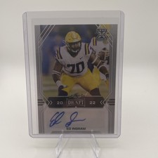 2022 Leaf Draft #BA-EI1 Ed Ingram Autographs