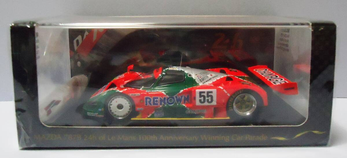 AutoExe 1/43 Mazda 787B #55 Le Mans Winner w/ Yojiro Terada AutoExe 1/43 Mazda 787B #55 Le Mans Winner w/ Yojiro Terada