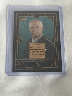 Pieces Of The Past George S. Patton Relic Card 