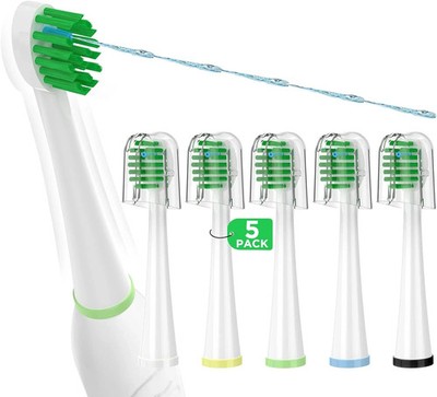 Replacement Toothbrush Heads for All Waterpik Sonic Fusion Models (SF-01, SF-02,