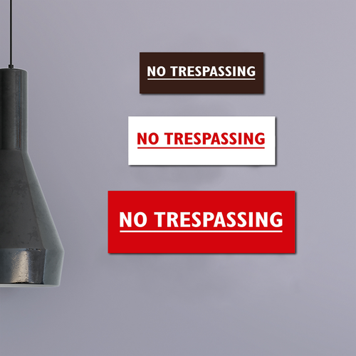 Basic No Trespassing Schild - Bild 3 von 80