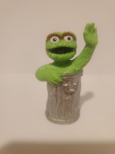 Figurine Rare Sesame Street Oscar Muppets Par Leblon Delienne - Dans Sa Boîte