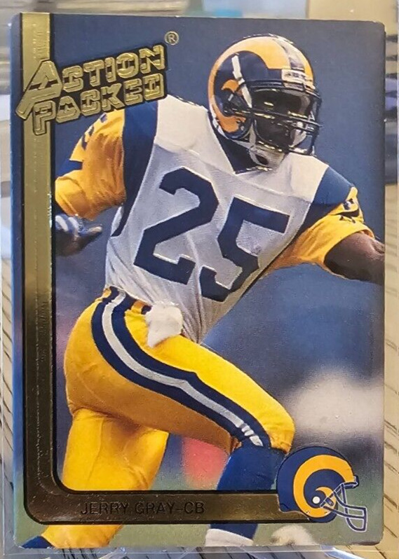 1991 Action Packed Jerry Gray #135 Rams