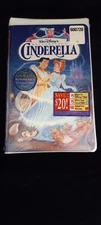Cinderella VHS Walt Disney Masterpiece Collection New Sealed, Clamshell