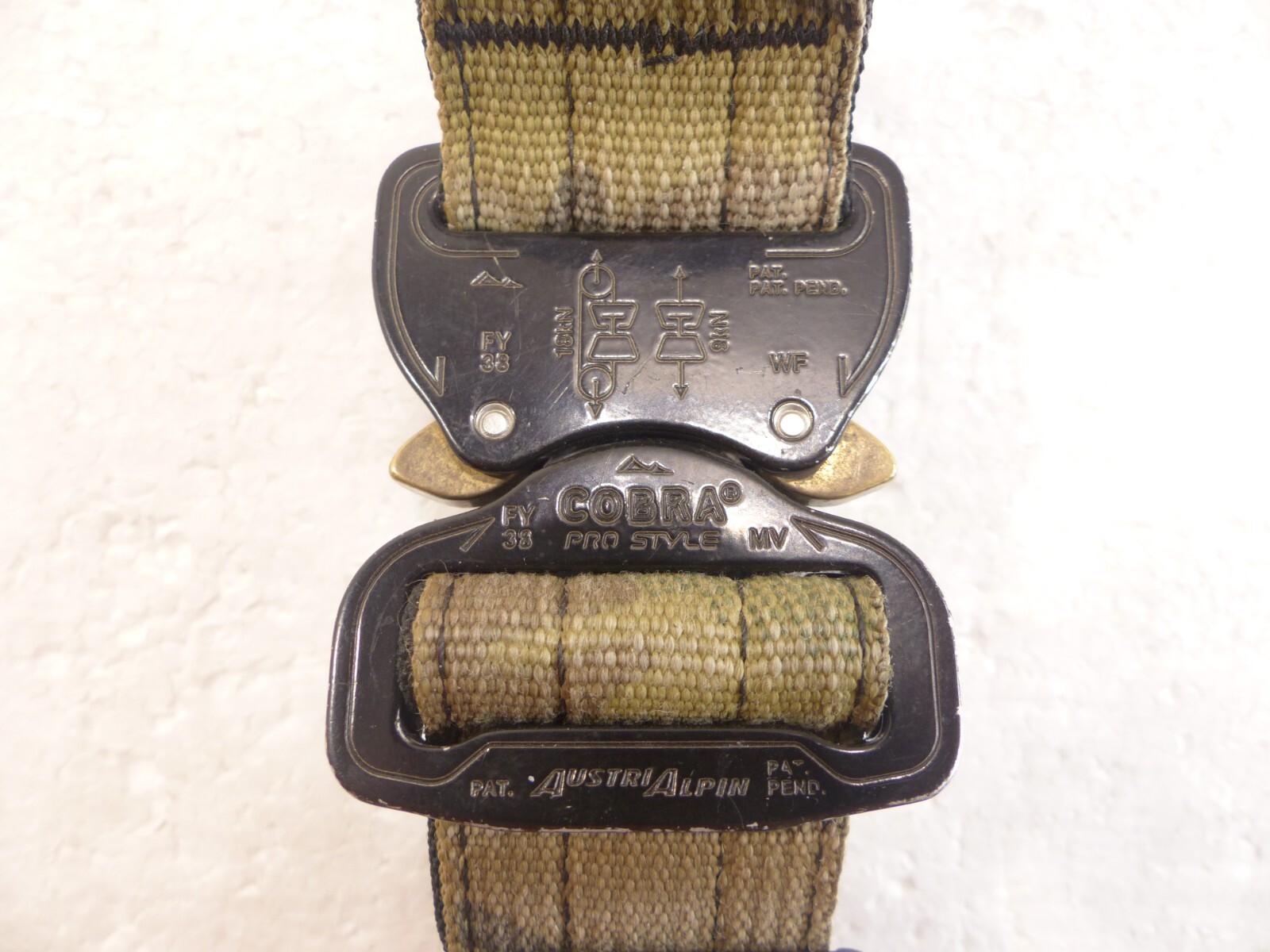 AustriAlpin Cobra Black 1.5" (38mm) Aluminum Quick Release Adjustable Buckle