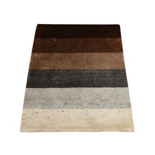 2'x3' Colorful Sample Blanket Design Alpaca Unmixed Wool Hand Knotted Rug R78341