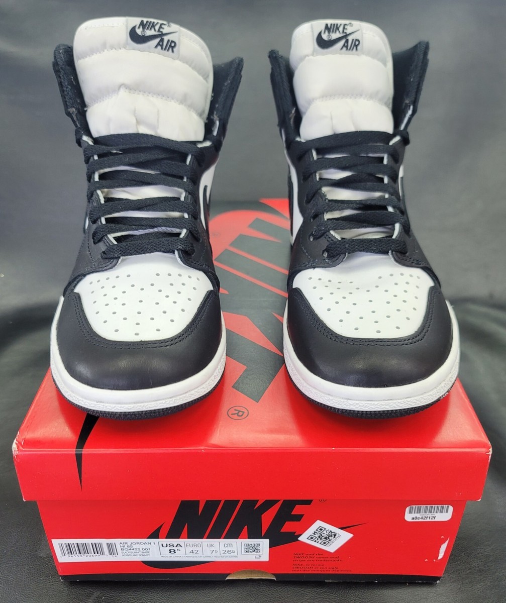 Air Jordan 1 High OG 85 Black & White Men's Size 8.5 | eBay
