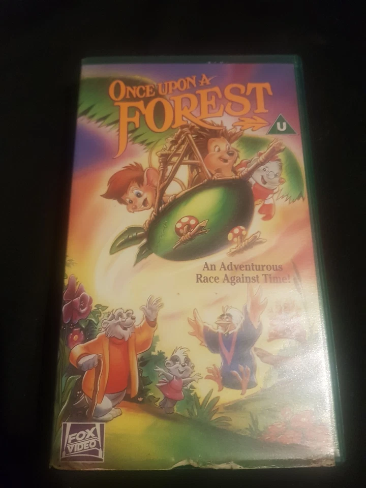 Once Upon A Forest (VHS/SUR, 1994) - Rare Hanna-Barbera Film Original Green Case