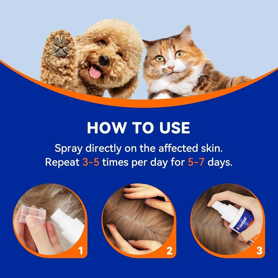 Hot Spot and Wound Spray 4 oz + Eye Wash 4 oz Combo for Dogs and Cats - Image 4 of 4
