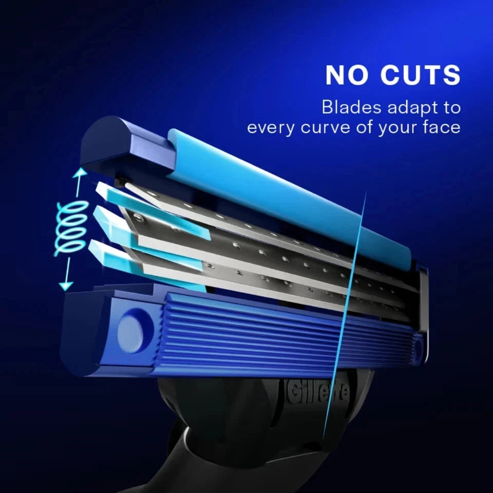 Gillette Mach3 Turbo Herrenrasierer mit Flexball Technologie - kostenloser Versand - Bild 4 von 4