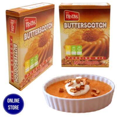 Tasty Instant Butterscotch Mix Pudding Free Shipping Dessert Food 1 - 4 Packets