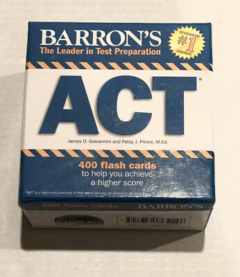 Barrons ACT Flash Cards