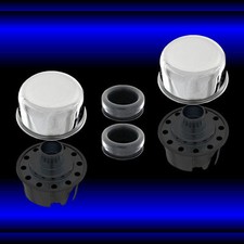 Valve Cover Breathers And Grommets For Big Block Chevy 396 427 454 502 Chrome