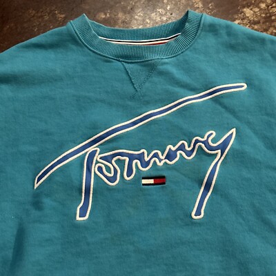 Vintage 2018 Tommy Hilfiger 90 s Tommy Jeans New York Crewneck Sweatshirt Med