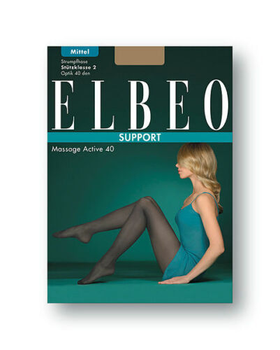ELBEO support tights massage active 40 support class II tights - Picture 1 of 4