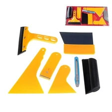 7 Pcs Car Window Tint Tool Kit Accessories Car Wrap Film Sticker Scraper Durable