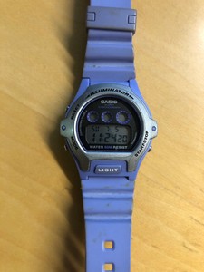 casio illuminator purple