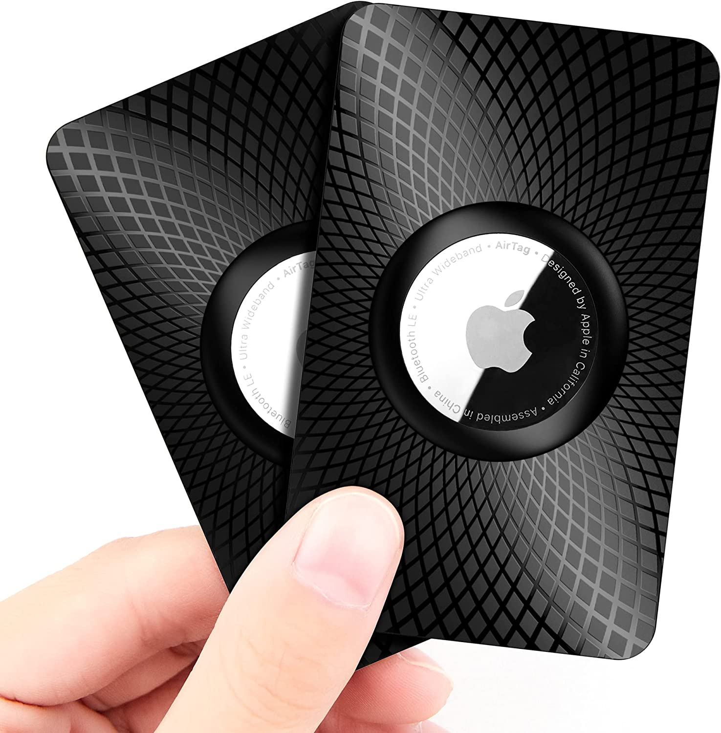 Ultra Thin 2 Pack Airtag Wallet Holder Card Case for Apple Airtag and Car