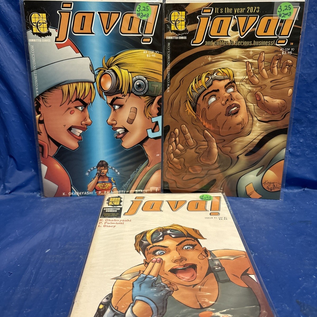 JAVA! COMMITTED COMIC LOT of 3: COMPLETE RUN / SET #1-3 | eBay