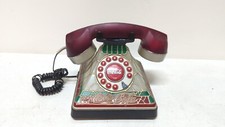 2001 Coca Cola Hard Plastic Stain Glass Style Phone Push Button