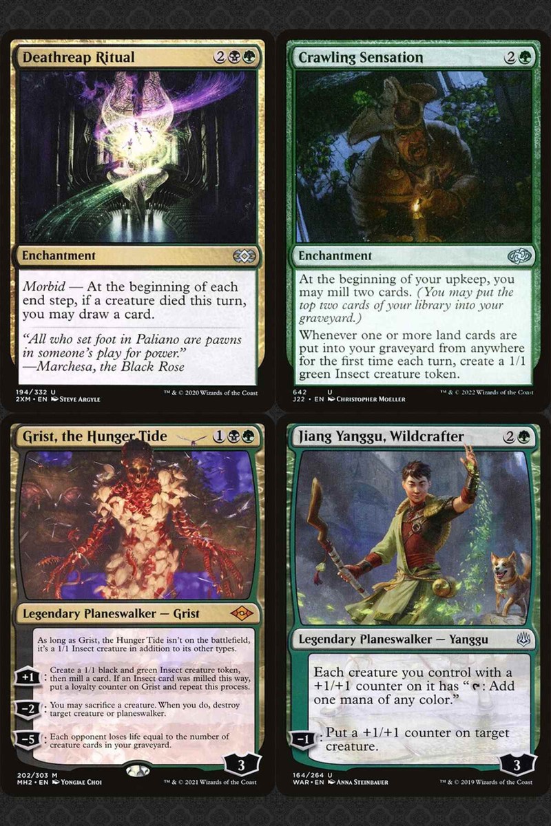 Zask, Skittering Swarmlord Commander Deck Insect Token MTG Magic