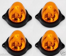 4x 24V Lampes LED De Marquage Amber Rotatives Pour Camion Remorque Châssis