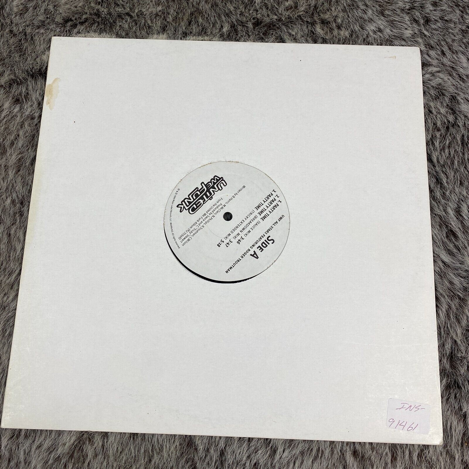 United We Funk Party Time Single Vinyl 1999