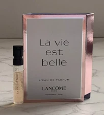 Lot of 2 Lancome La Vie Est Belle L’eau de Parfum Sample Size 1.2 ml/0.04 oz New