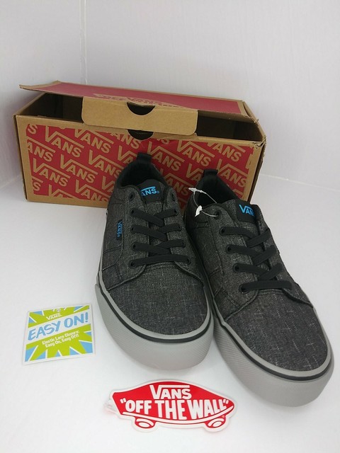 vans atwood black blue