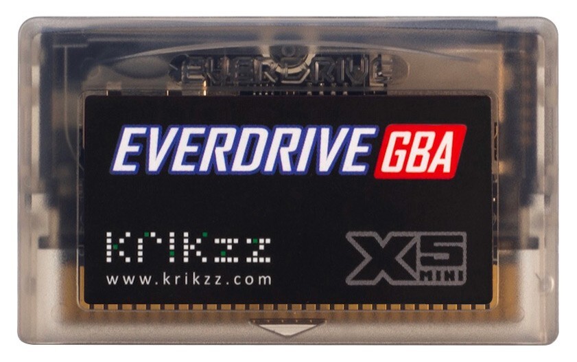 EverDrive GBA Mini X5 Game Boy Advance Flashcart by Krikzz +32 GB  
