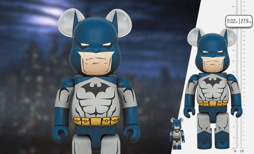 Medicom Bearbrick BE@RBRICK 100% & 400$ BATMAN (Batman HUSH) 13000 