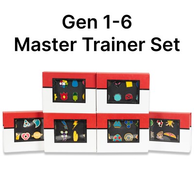 Pokemon Cartoon Anime All 8 Kanto Gym Badges Gen. 1-6 for Cosplay | eBay